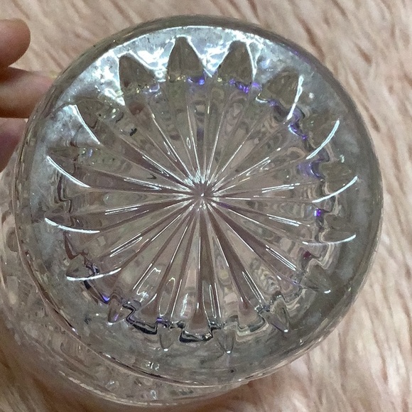 Lead crystal cut glass vase diamond pattern large vase flower vase - Picture 8 of 13